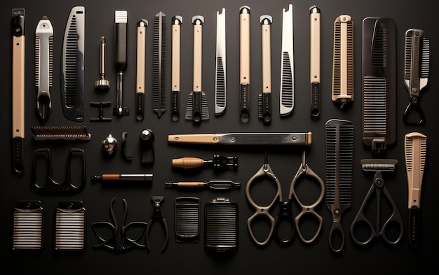Domar trenzas Un kit de herramientas de peluquería