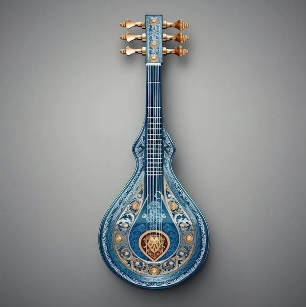 Dombra kasachisches Musikinstrument