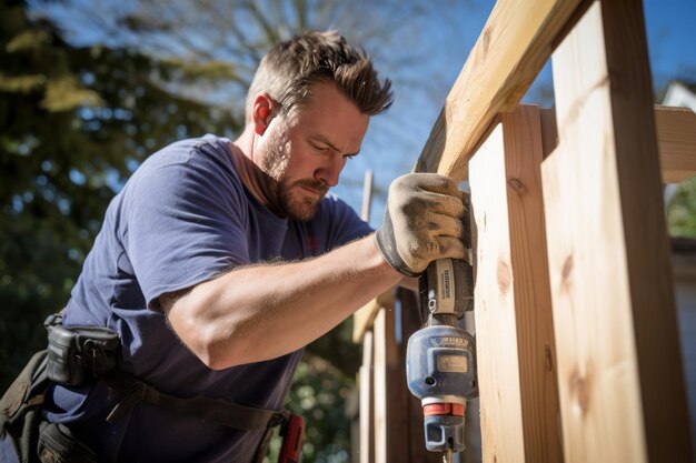 Dominar a montagem de um guia de artesãos para cortar ranhuras em postes de trilho manual