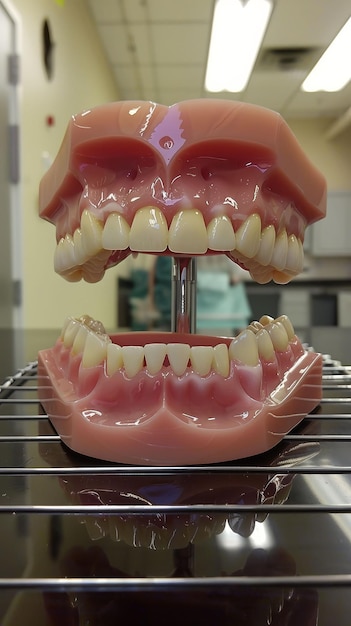 Foto dominar el arte de la fotografía dental forma de arte clínica detallada