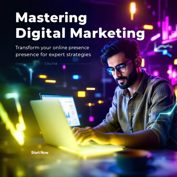Foto dominar el marketing digital transformar su presencia en línea con estrategias expertas