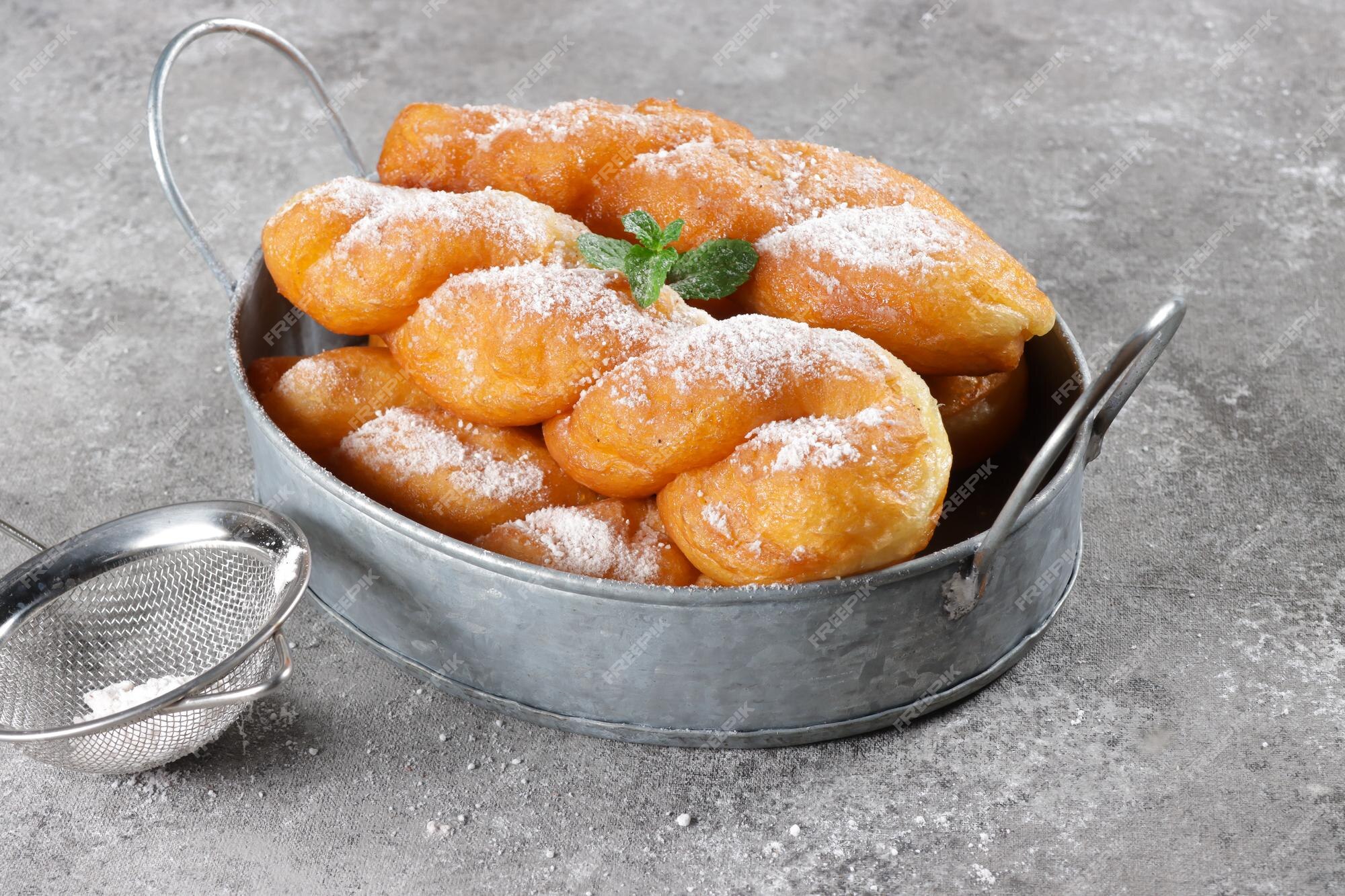 Tradicional comida de rua doce coreanakkwabaegi coreano tradução de  rosquinhas torcidas coreanas