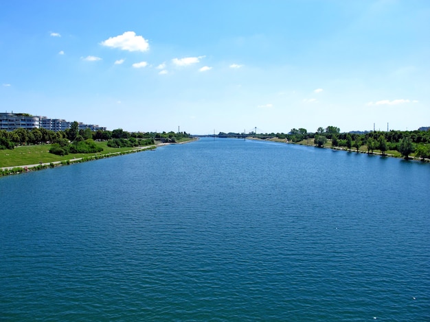 Donau in Wien, Österreich