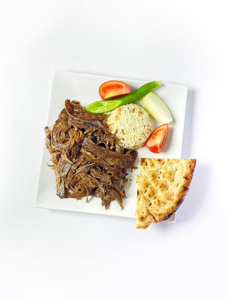 Doner de Carne, Arroz y Ración de Pan