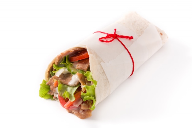 Doner kebab ou sanduíche shawarma