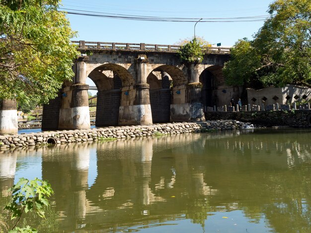 Dongã¢â€â™an bridge ist seit dreitausend jahren als steinbogenbrücke in hsinchu, taiwan, klassifiziert.