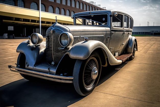 DONNET ZEDEL 1929 coches antiguos en los aeropuertos de Moscú Domodedovo exhibición gratuita MOSCÚ RUSIA 27 DE MAYO DE 2019