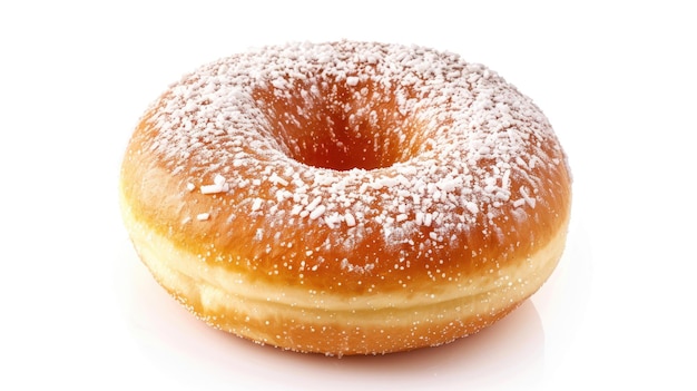 Donut berlinês isolado contra o branco