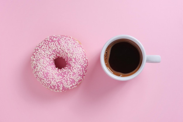 Donut y café