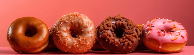 Un donut de chocolate con glaseado de chocolate