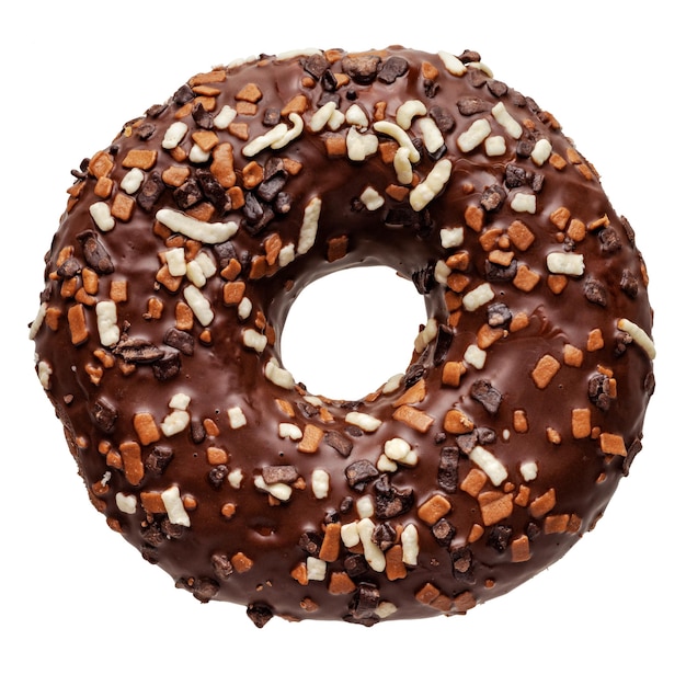 Donut de chocolate fresco