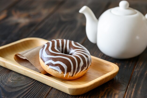 Donut de chocolate