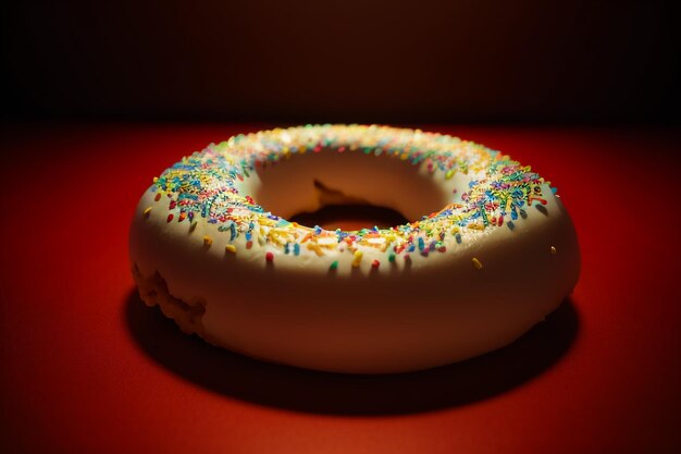 Donut deliciosa comida gourmet lanche papel de parede ilustração de fundo comida favorita