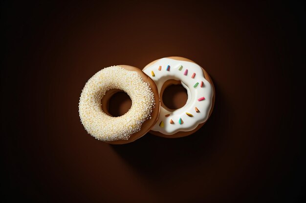 Donut deliciosa comida gourmet snack fondo de pantalla ilustración comida favorita