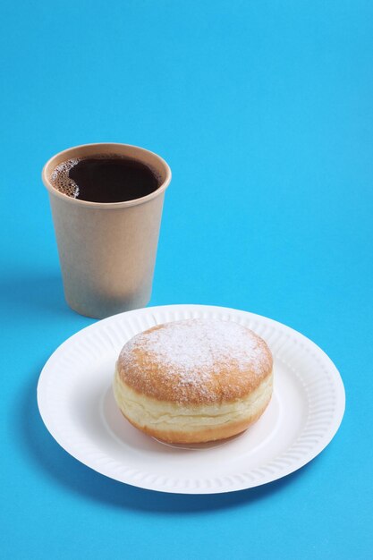 Donut e café