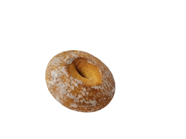 Donut-Lebkuchen auf weißem Hintergrund