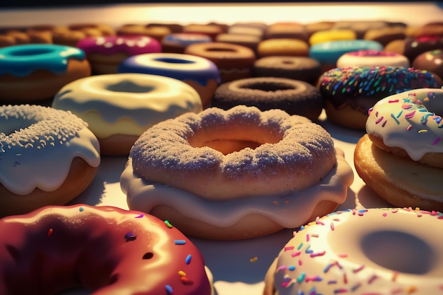 Foto donut leckeres leckeres essen snack tapete hintergrund illustration lieblingsessen