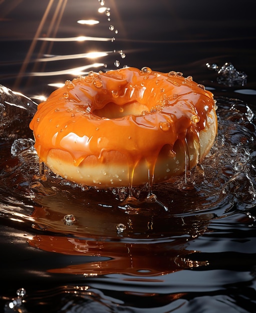 Donut sobremesa delicadeza chá da tarde pão