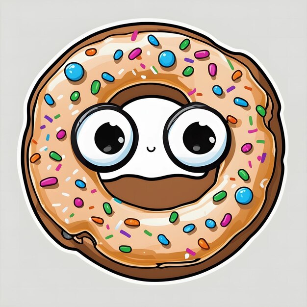 Foto donut-t-shirt-design