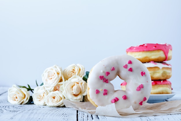 Donut und Rose