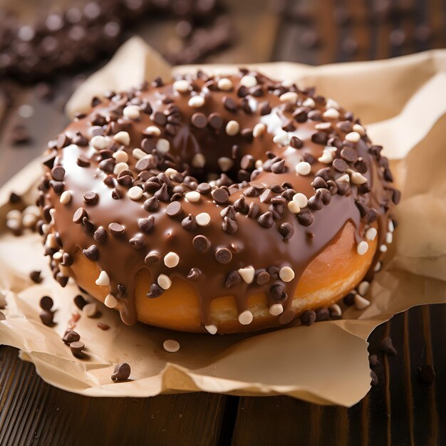 Donuts de chocolate do dia