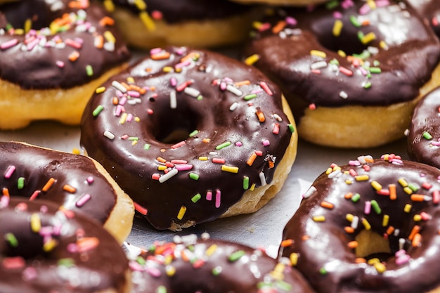 donuts de chocolate