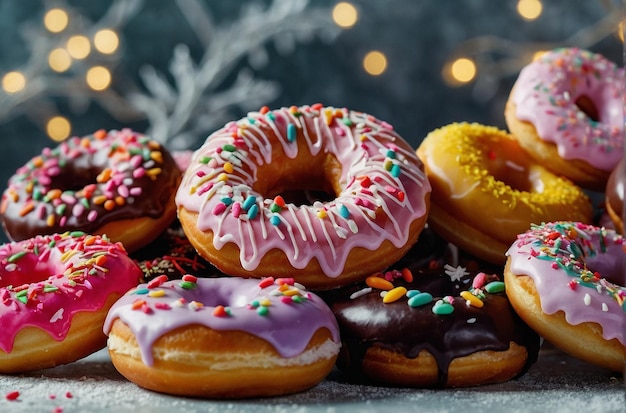 Donuts decorados de temporada