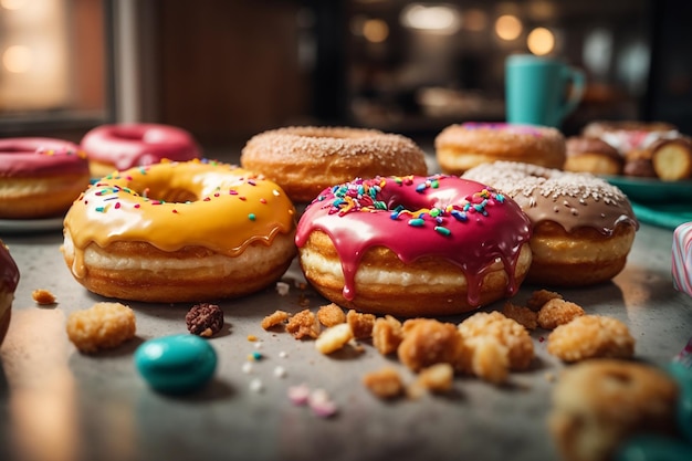 Donuts deliciosos .