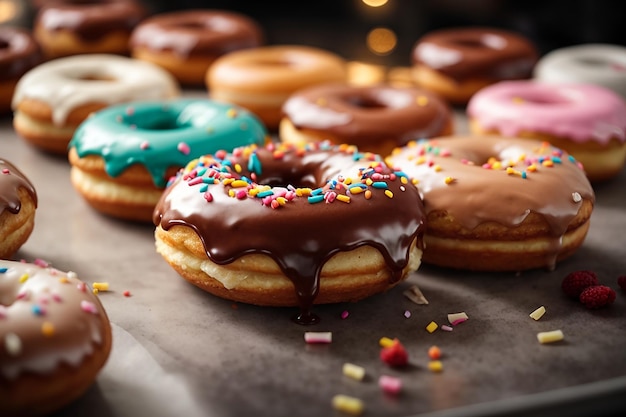 Donuts deliciosos .