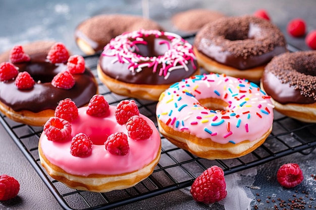 Donuts gourmet com combinações únicas de sabores