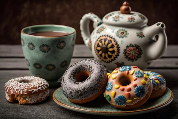 Donuts poloneses tradicionais Fat Thursday Deliciosos donuts de Berlim