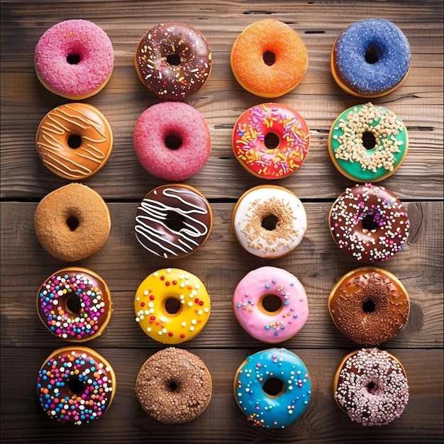 Donuts saludables y nutritivos para cualquier momento Donut Photo