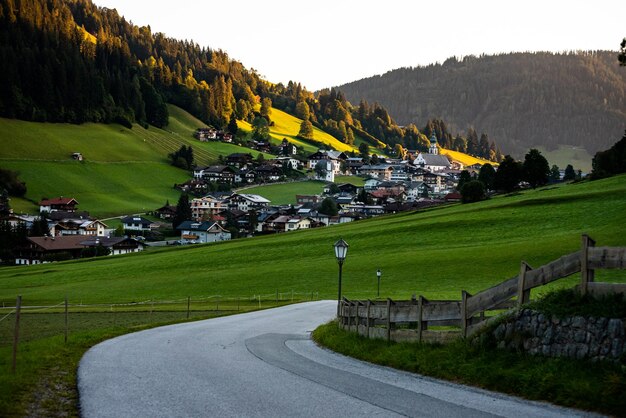 Dorf Auffach in Tirol, Österreich