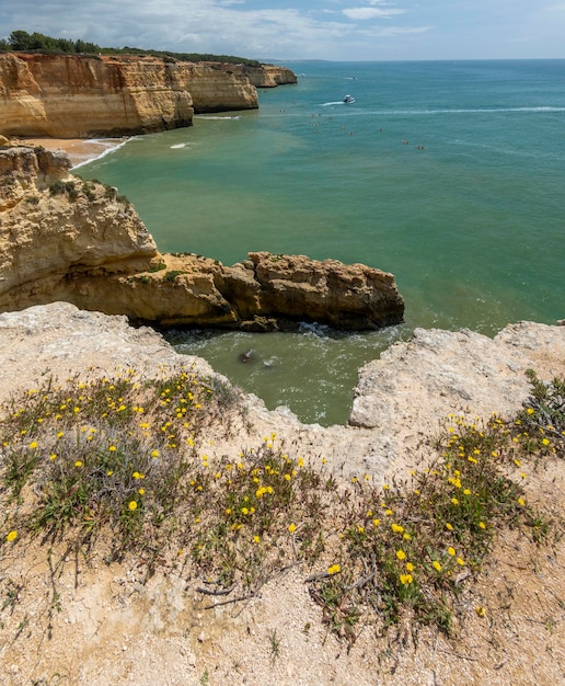 Dorf Benagil an der Algarve