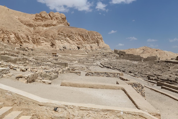 Dorf Deir elMedina in Luxor, Ägypten