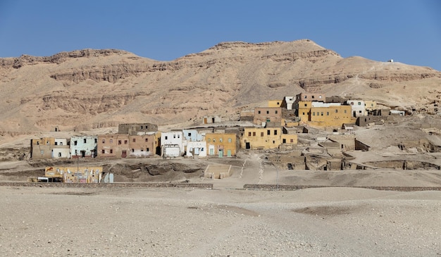 Dorf in Luxor Ägypten