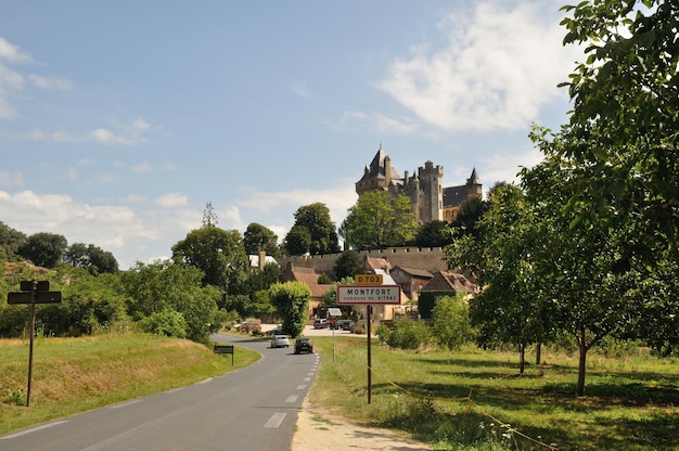 Dorf Montfort im Périgord