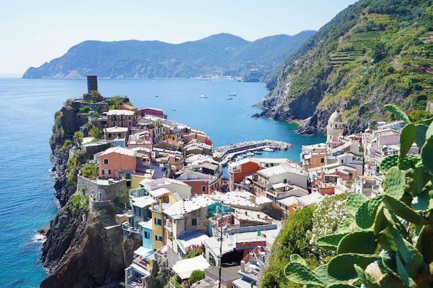 Dorf Vernazza, Cinque Terre, Italien