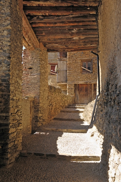 Dorf von Tirvia, Pallars Sobira, Provinz Lleida, Spanien