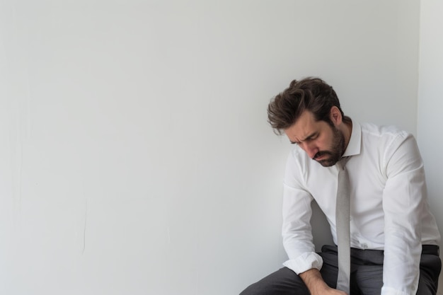 Foto dormido cansado persona durmiente hombre de negocios empleado de oficina europeo hombre de negocios gerente jefe