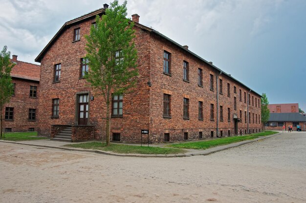 Dormitório do campo de concentração de Auschwitz, Polônia.