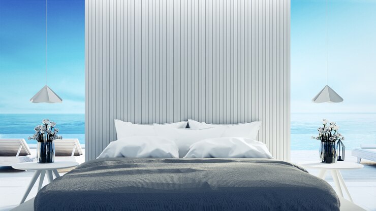 Dormitorio de playa interior
