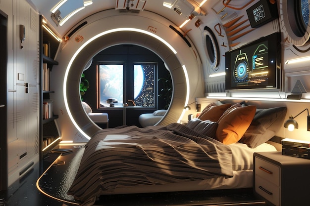 Dormitorios con temas galácticos para los entusiastas del espacio octa