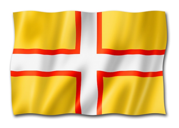 Dorset County Flagge Großbritannien