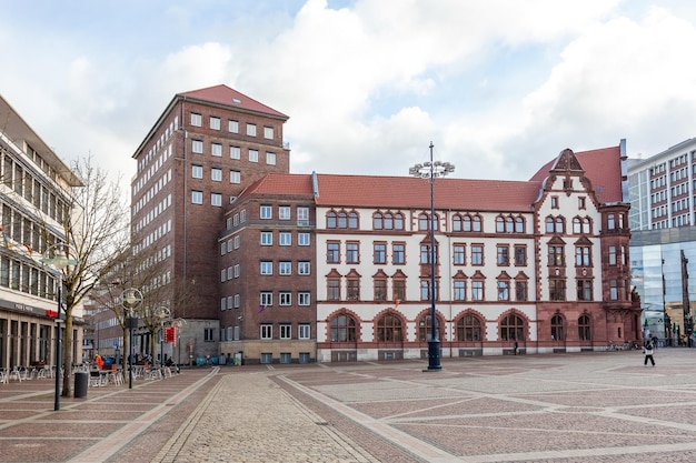 Dortmund alemanha 03 de janeiro de 2023 vista de friedensplatz no centro de dortmund