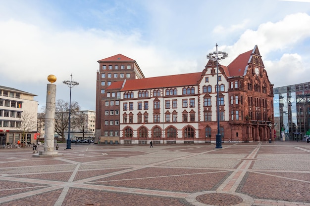 Dortmund Deutschland 03. Januar 2023 Blick auf den Friedensplatz im Zentrum von Dortmund