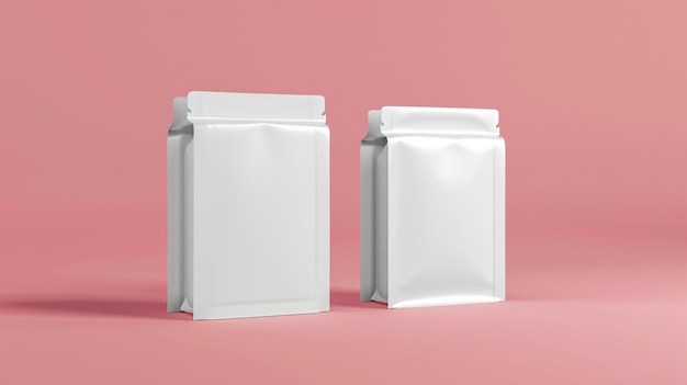 dos cajas blancas están apiladas una encima de la otra