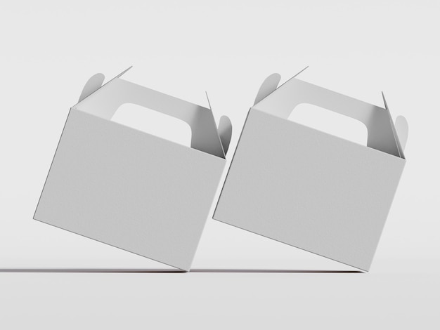 dos cajas blancas con la palabra " no " en ellas
