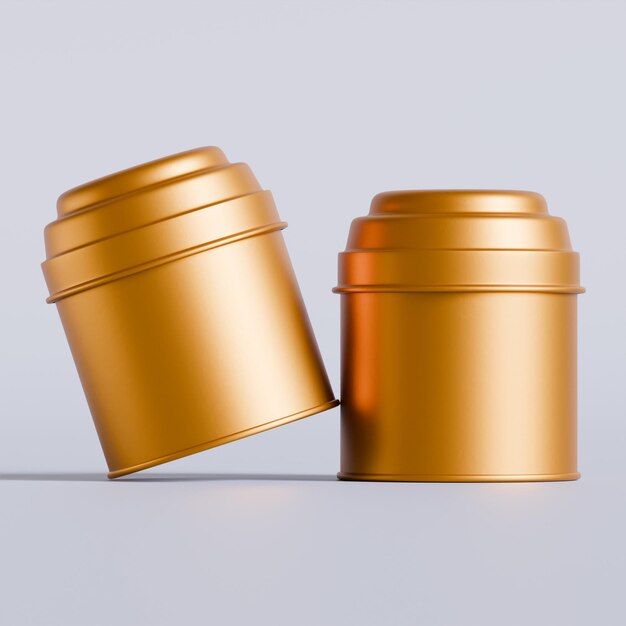 dos latas de oro con una que dice quot oro quot