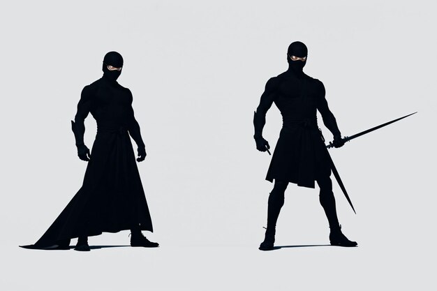 Foto dos ninjas negros